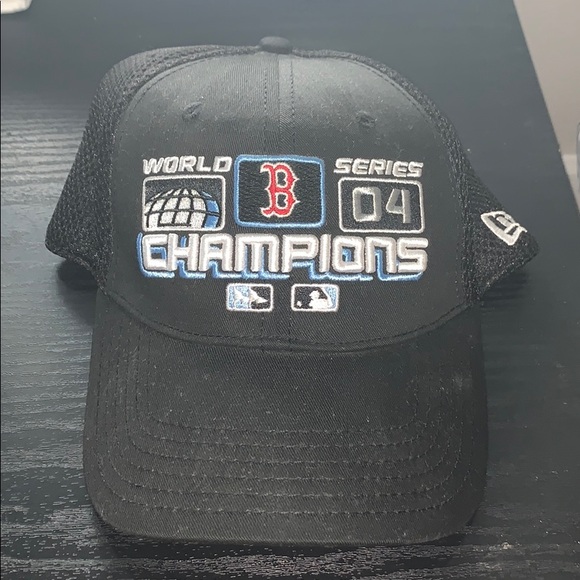 red sox 04 world series hat